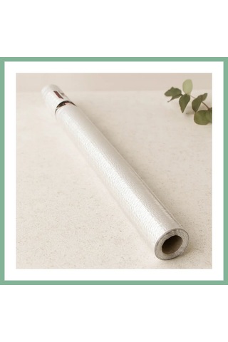Bşkvirgo Alüminyum Gümüş Folyo Sticker 5 M X 60 Cm Kendinden Yapışkanlı Bsk2026 Standart