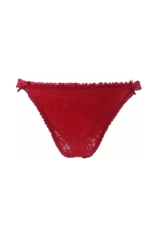 Gümüş Bayan Kenar Iki Ipli Dantelli Bikini Külot Standart M Beden