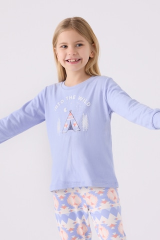 Arnetta Kız Çocuk Mavi Pijama Takımı Ar3097-c-v1 Mavi
