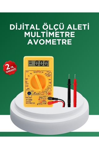 Dijital Multimetre Ölçü Aleti Ac Dc Ölçüm Ve Lcd Ekranlı - Lisinya
