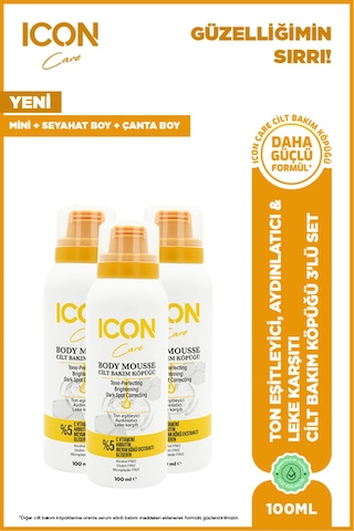 Cilt Bakım Köpüğü C Vitaminli 100ml 3'lü Set