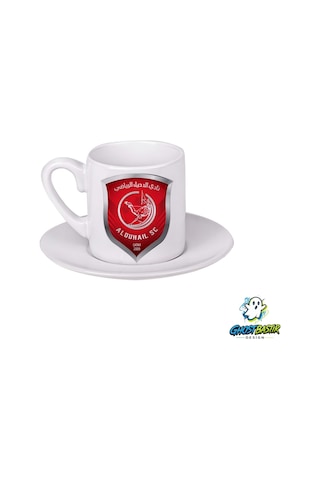Al Duhail F.c. Türk Kahvesi Fincanı 088 Beyaz