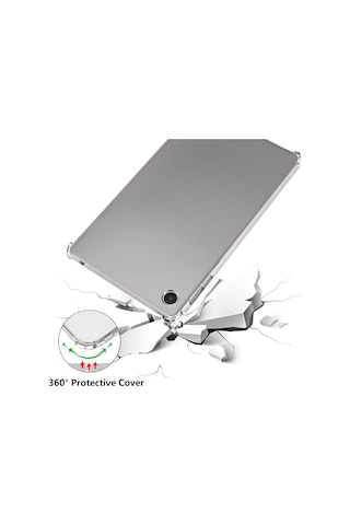 Samsung Galaxy Tab A9 8.7" Sm-x117/sm-x115/sm-x110 Uyumlu Arka Şeffaf Kılıf, Ultra İnce Silikon Ve Darbeye Dayanıklıdır