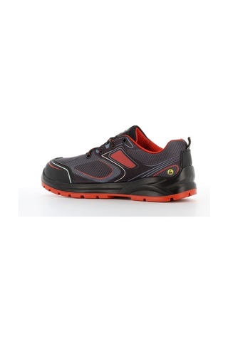 Safety Jogger Cador Red S1p Esd Src İş Güvenlik Ayakkabısı Siyah-Kırmızı