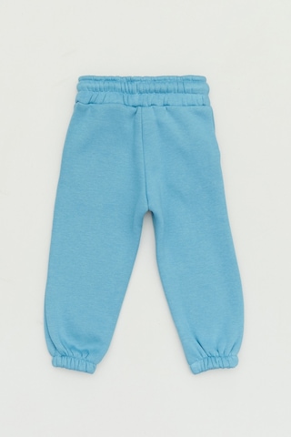Fullamoda 24kcck734190812 Beli Lastikli Jogger Erkek Çocuk Eşofman Altı Buz Mavi Açık Mavi