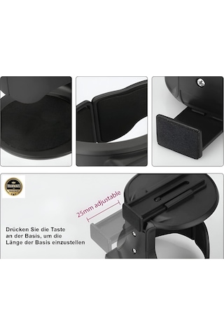 Peugeot 407 2003-2004-2005-2006-2007-2008-2009-2010 Ayarlanabilir Araç Bardak Tutucu