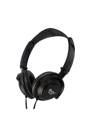Kosona Sn-a18 Kulaküstü Kablolu Kulaklık, 3.5mm Bağlantı, Oyun İçin, Mikrofon Ve Kablolu Kontrol, Siyah Shini Logo'lu