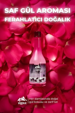 Ilgaz Doğal Gıdaya Eklenebilir ve İçilebilir Gül Suyu 3 x 400 ML