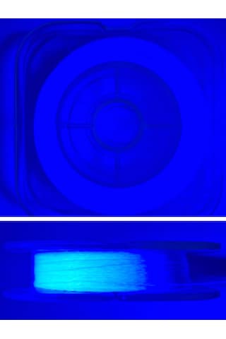 Ea genset Organze İp Çapari İpi Ultraviyole Uv Neon Beyaz Moraran