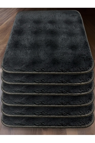 My Evilla Bubble Kaymaz Sandalye Minderi 6'lı 40x40 Antrasit