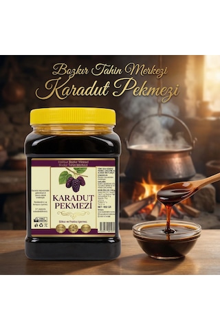 Bozkır Tahin Merkezi Doğal Katkısız Karadut Köy Pekmezi 950 G