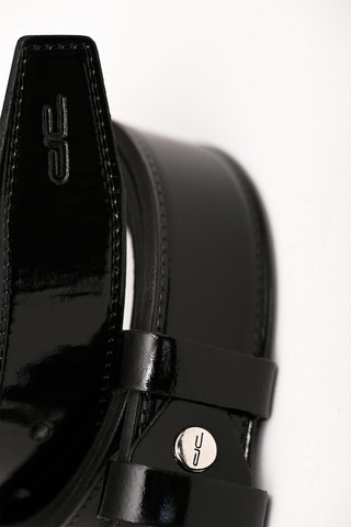 Erkek Hakiki Gerçek Klasik Deri Kemer Rugan Siyah 112517 001