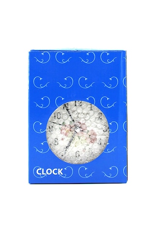 Twin Bell Alarm Clock Bgc-52 Yuvarlak Masa Çalar Saat - Metal Eskitme Desenli Kasa, Pilli Ve Işıklı, 10 Cm Diğer
