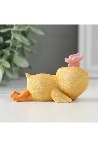 Nedetskij İç Mekan Heykelcik Uykulu Ördek Ve Kelebek 343414227