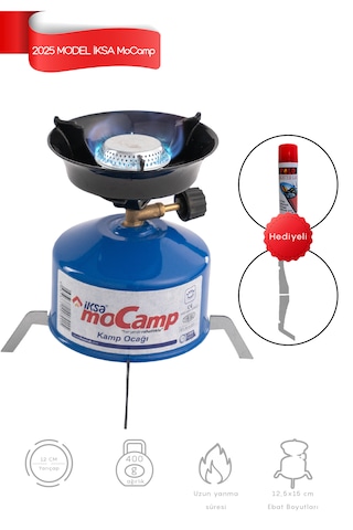 İksa Mocamp Kamp Ocağı Gazlı Kamp Ocağı - Mavi