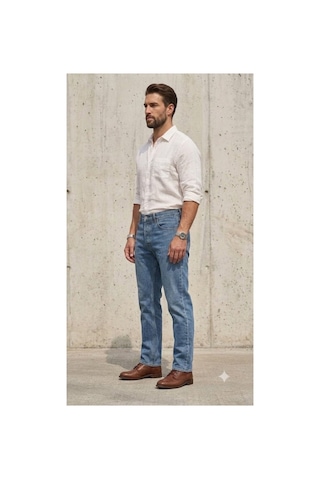 Levi's 501 Original Fit Premium Denim Erkek Klasik Kot Pantolon--3306 Kot Mavi