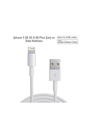 Apple Uyumlu iPhone 5 5S Se 6 6S 7 Plus Şarj Kablosu Kablo Bst-2088P