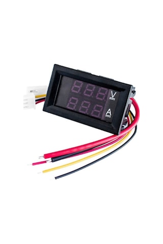 Dc 0-100v 10a Dijital Voltmetre Ampermetre Dsn-vc288 Mavi Kırmızı 0.28 3 Hane 7 Segment