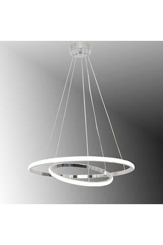 Tt300-2 Kr Tt Aydınlatma Halka 2 Li Krom Led Avize