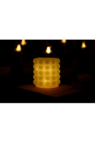 Fener Mum Bubble Short Yeşil Kavun Kokulu Dekoratif Mum