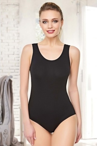 Belinay Kalın Asklılı Çıtçıtlı Body Modal Yumuşak Bayan Atlet 084