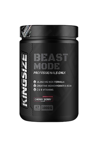 Kingsize Nutrition Beast Mode 1000 Gr - Kırmızı Meyveler Kırmızı Meyve