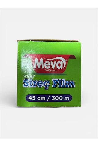 Meva Wrap Streç Kutulu 8 Mikron 45x300 Metre
