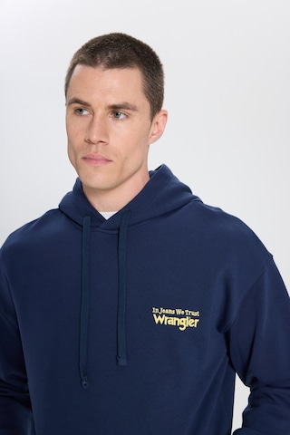 Wrangler Erkek Relaxed Fit Kapüşonlu Sweatshirt W6m95935829 Lacivert
