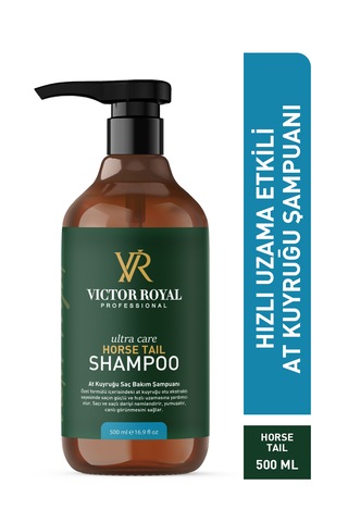 Victor Royal Hızlı Uzama Etkili At Kuyruğu Saç Bakım Şampuanı 500 Ml Dökülen