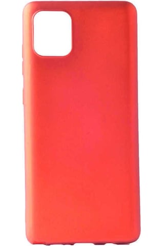 Samsung Uyumlu Galaxy A91 S10 Lite Kılıf Zore Premier Silikon Kapak Kırmızı