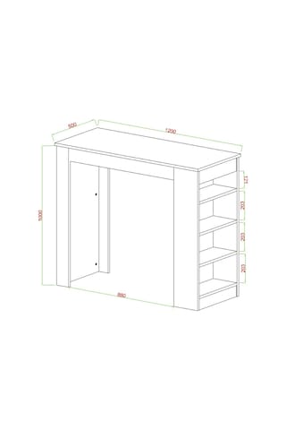 Sedef Bar Masası , Mutfak Masası , Yemek Masası , Ada Masa Traverten Bej