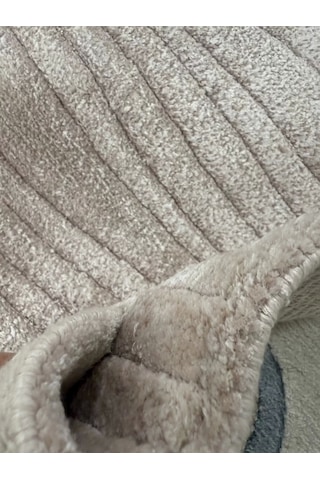 Hoom Rugs Sina Sante Soft Pink %100 Doğal Yün & Viskon El Dokuma Modern Halı Pembe