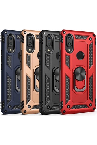 Samsung Uyumlu Galaxy A30 Kılıf Zore Vega Kapak Rose Gold