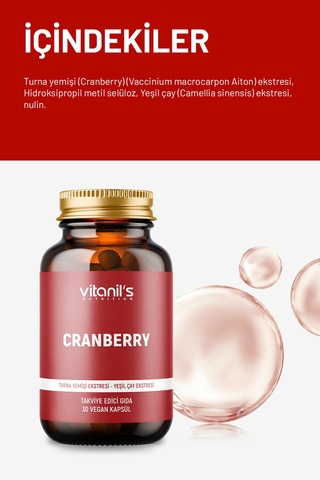 Vitanil's Cranberry 30 Kapsül