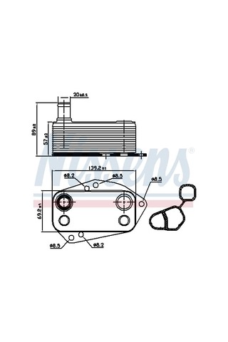 Land Rover Freelander1 Td4 Uyumlu Motor Yağ Soğutucusu Pbc101370L