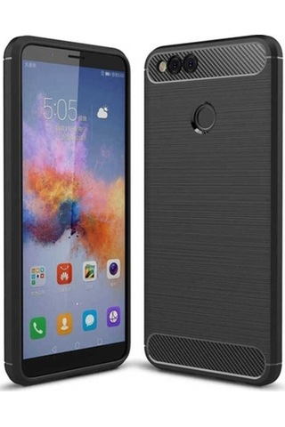 Huawei Honor 7x Kılıf Zore Room Silikon Kapak Siyah