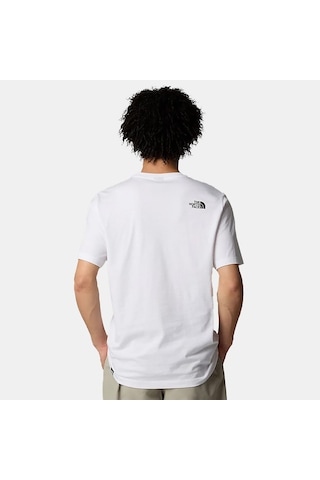 The North Face M Ss Easy Tee Erkek Tişört Nf0a8a6cfn41 Nf0a8a6cfn41 Bey Beyaz
