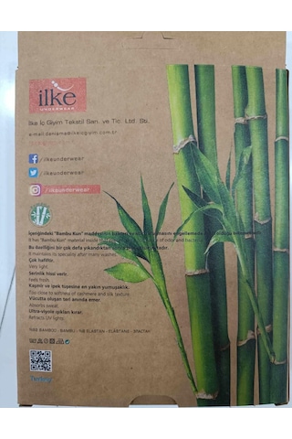İlke Erkek Bambu Likralı Askılı Atlet 1608 - 1 Adet 001