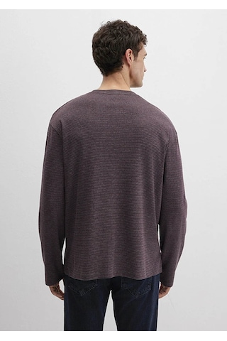 Mavi Loose Fit Bordo Erkek Uzun Kollu T-shirt M0613040-70434 Bordo