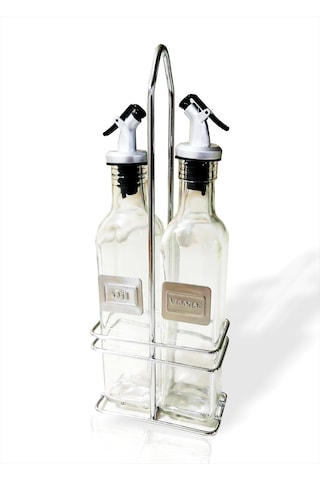 Büyük 250cc İkili Kilitli Sızdırmaz Tıpalı Çelik Standlı Sosluk S