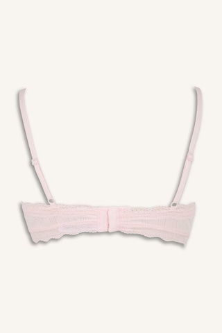 Defacto Dantel Detaylı Çıkarılabilir Kap Çıkarılabilir Pedli Balensiz Açık Pembe Bralet G7762ax26sppn648 Pembe-pn648