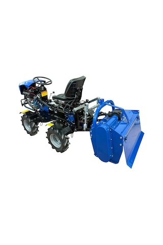 Yavuz Y600SX Pro 188FE 12 HP Dizel Marşlı 4x4 Mini Traktör