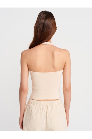 Dilvin 21052 Halter Yaka Top-taş Taş