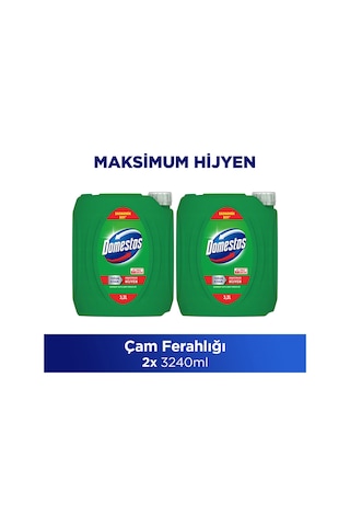 Domestos Çamaşır Suyu Çam Ferahlığı 3240 Ml X2 Diğer