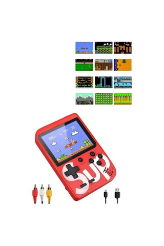 Mey İthalat Nostalji Oyunlu Mini Atari Gamebox 400 Oyunlu El Atarisi 21284582