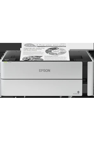Epson Ecotank M1180 A4 Mono Tanklı Inkjet Yazıcı 20 Ppm, 11.000 Sayfa Mürekkep, Wi-fi & Ethernet