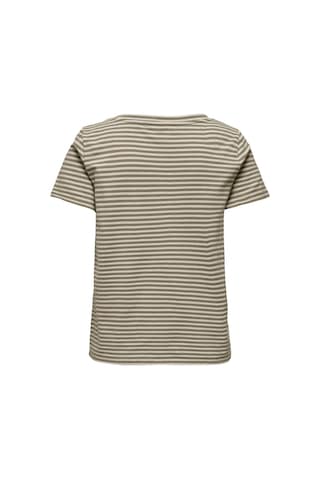 Only Onlvenus S/s V-neck Shine Top Jrs Kadın T-shirt 15368929 Yeşil