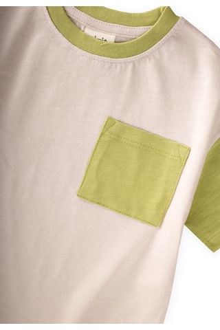 Cigit Kaprili T-shirt Takım 2-10 Yaş Kum