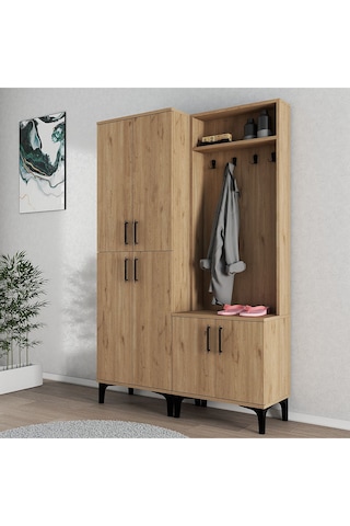 Ferniso Mobilya Portmanto+ayakkabılık Ceviz