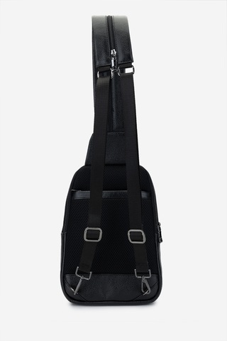 Valmenti Erkek Hakiki Deri Siyah Deri Body Bag Çanta 995 230219 Erk Cnt Sk24-25 Sıyah Dr Siyah